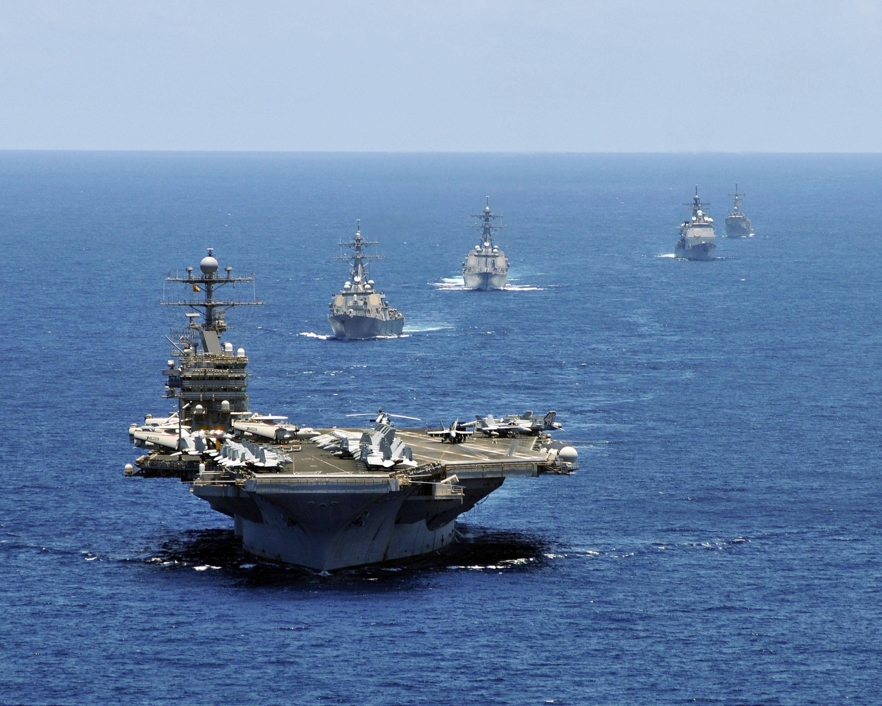 USS Abraham Lincoln Arrives in Guam 