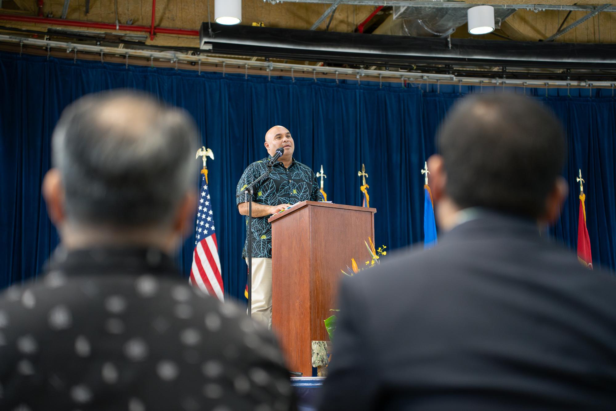 Lt. Gov. Joshua F. Tenorio, Guam. Photo by Skyler Obispo 