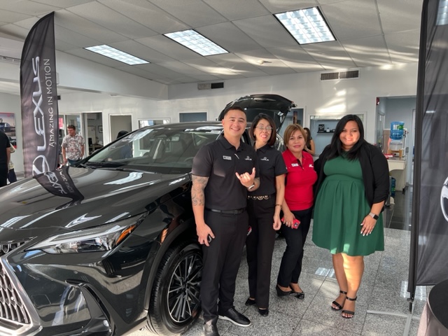 (From left) Kevin Ada, sales associate; Maria Berueco, business manager; Melani Maala, supervisor, Toyota Rent a Car; and Angelin Castro, people advisory business partner, all with Atkins Kroll Saipan. Photos by Mark Rabago