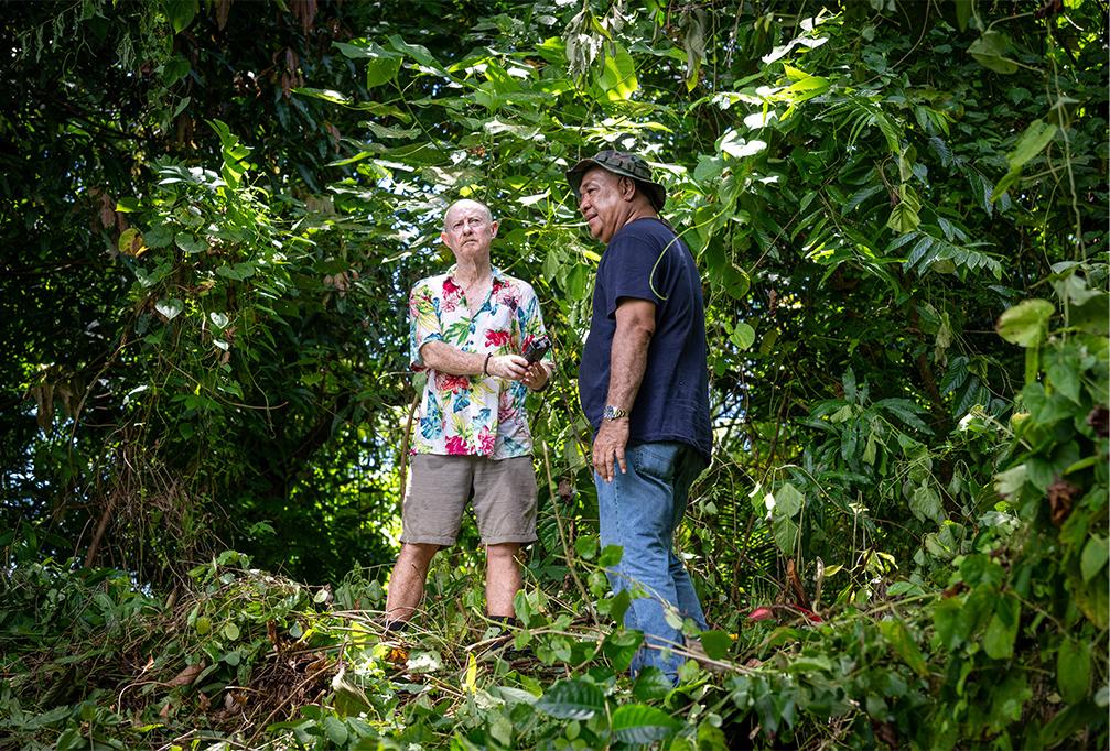 A labor of love leads to mapping historic sites in a Chuuk island