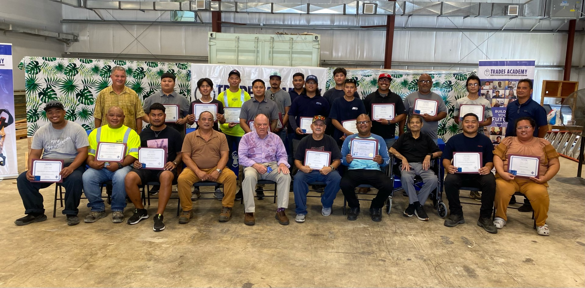 32 GCA Trades Academy students earn level completion certificates