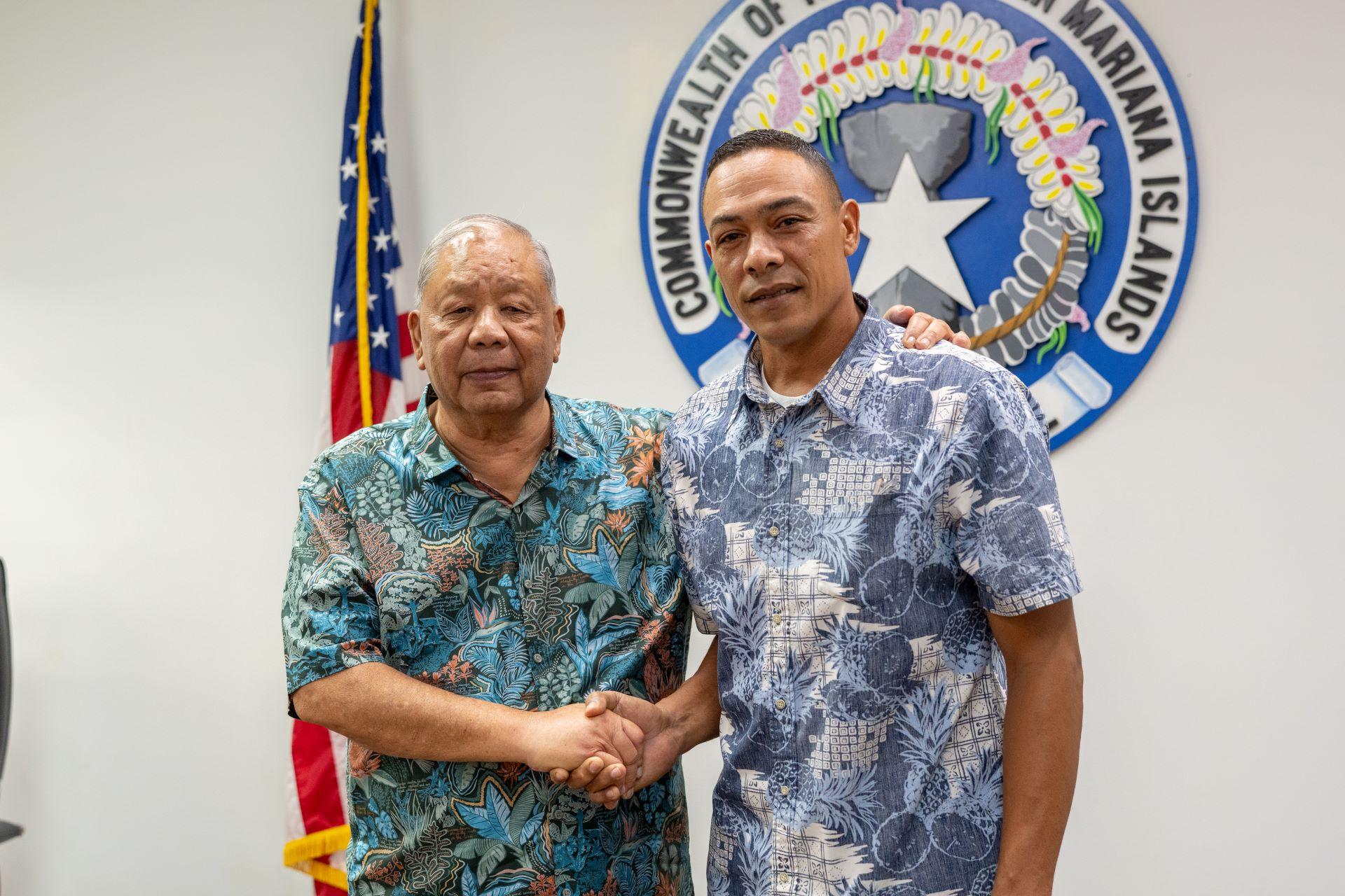 Apatang, Mendiola sworn in as NMI governor and lieutenant governor 