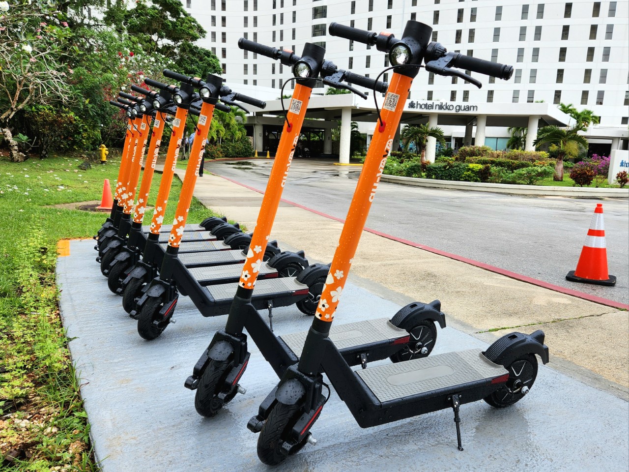 Electric scooter company begins business in Guam