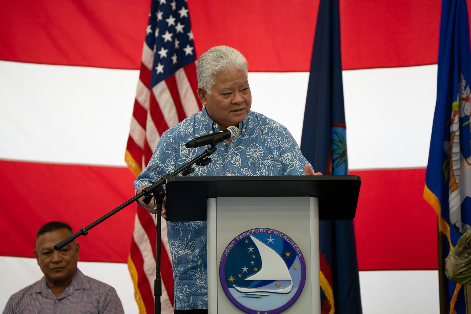 Gov. Arnold I. Palacios, Northern Mariana Islands. Photo by Skyler Obispo