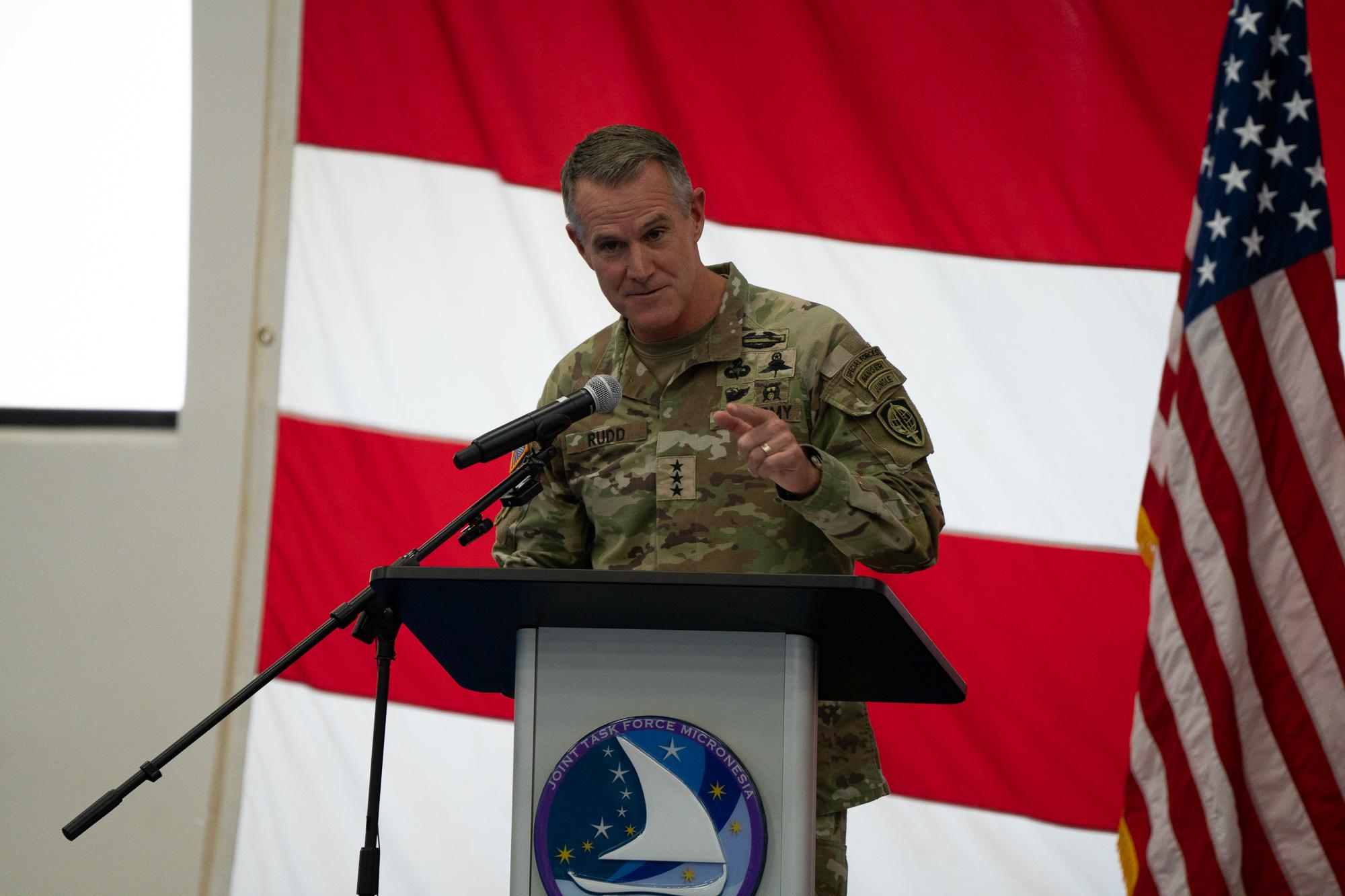 Lt.  Gen. Joshua Rudd, deputy commander, U.S. Indo-Pacific Command. Photo by Skyler Obispo