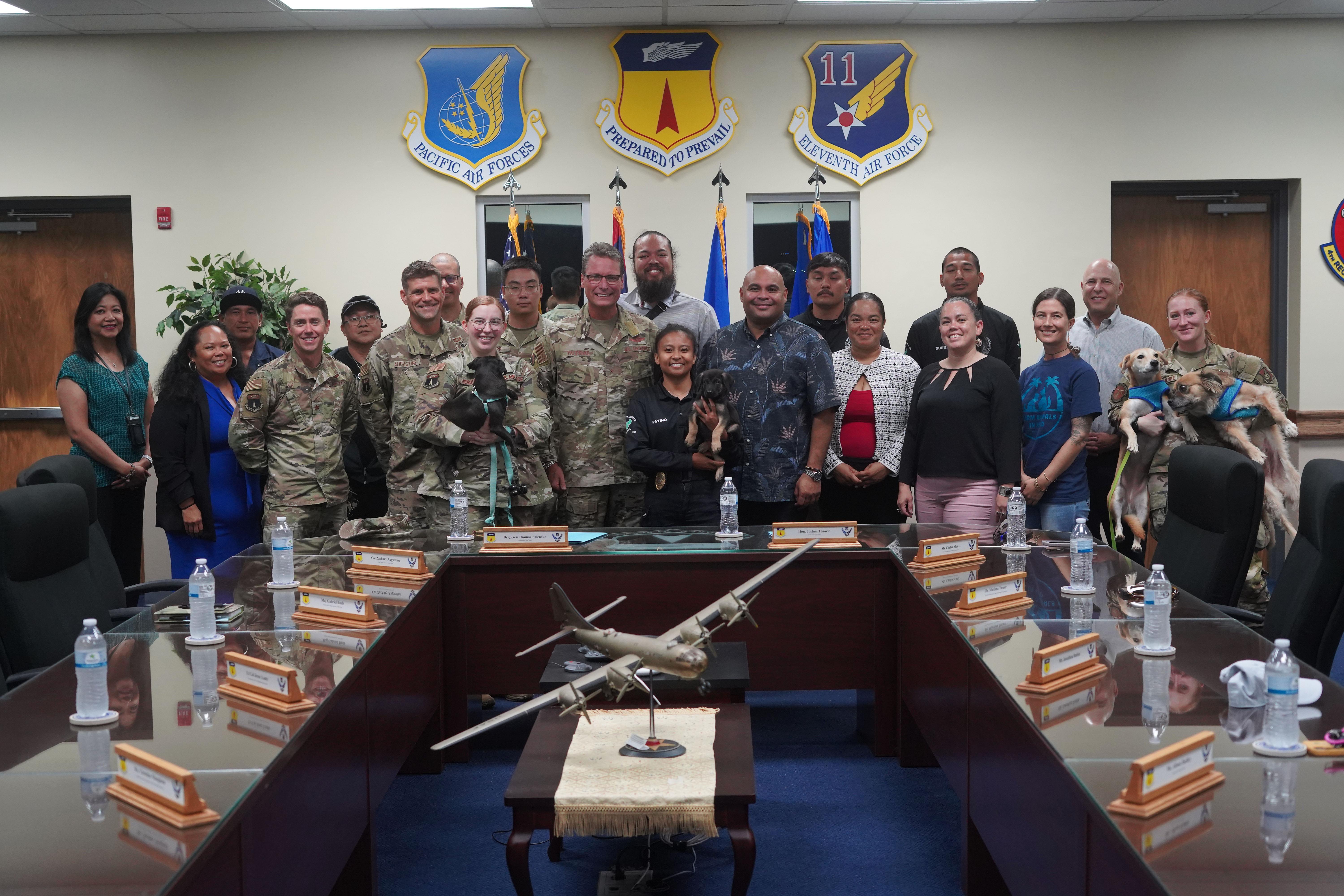 DOAG and AAFB enter into islandwide animal management agreement