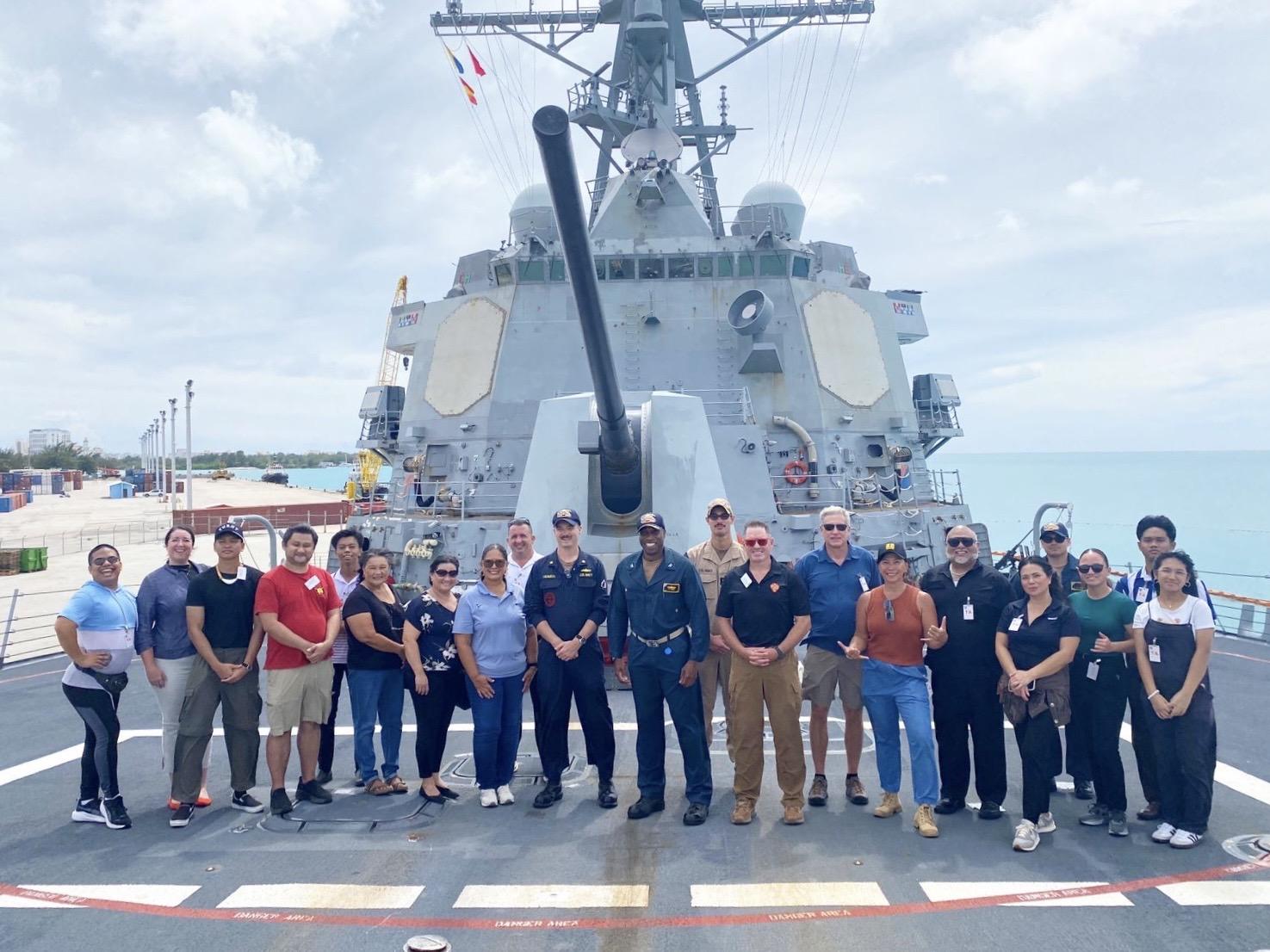 NMI to lose flights, Saipan visit of USS Shoup a bright spot 